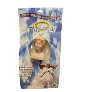 Vintage Victorian Angels Centerpiece /Tree Topper- DIY Kit-shut eyes Angels‎